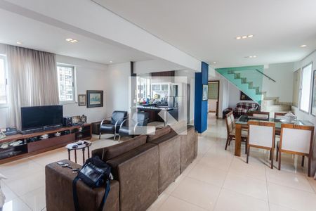 Sala 1 de apartamento à venda com 3 quartos, 187m² em Lourdes, Belo Horizonte