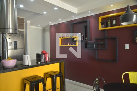 Cozinha  de apartamento à venda com 2 quartos, 59m² em Parque João Ramalho, Santo André