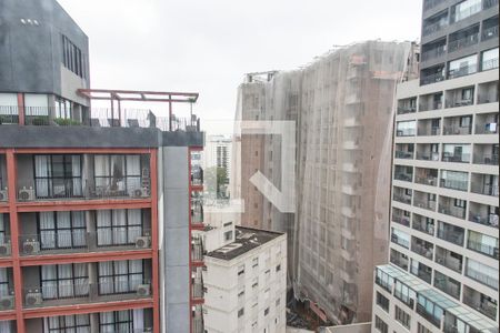 Vista da sala de kitnet/studio para alugar com 1 quarto, 22m² em Vila Mariana, São Paulo