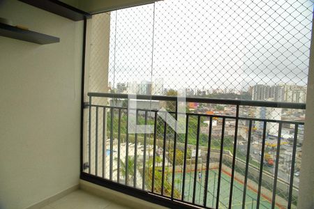 Varanda da Sala de apartamento à venda com 1 quarto, 42m² em Jardim Olavo Bilac, São Bernardo do Campo