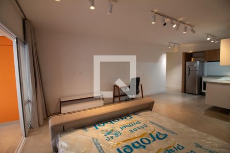 Sala - Studio  de kitnet/studio para alugar com 1 quarto, 48m² em Campo Belo, São Paulo