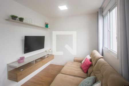 Sala de apartamento à venda com 1 quarto, 34m² em Jardim Caravelas, São Paulo