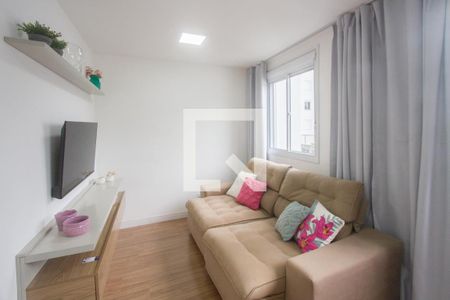 Sala de apartamento à venda com 1 quarto, 34m² em Jardim Caravelas, São Paulo