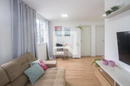 Sala de apartamento à venda com 1 quarto, 34m² em Jardim Caravelas, São Paulo