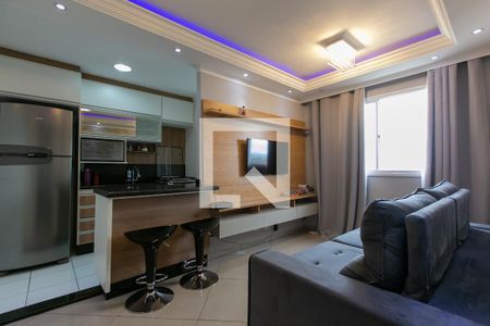 Sala de apartamento para alugar com 2 quartos, 44m² em Vila Nova Curuca, São Paulo