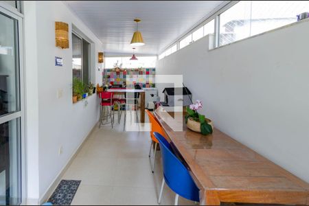 Área gourmet de apartamento à venda com 3 quartos, 136m² em Gutierrez, Belo Horizonte