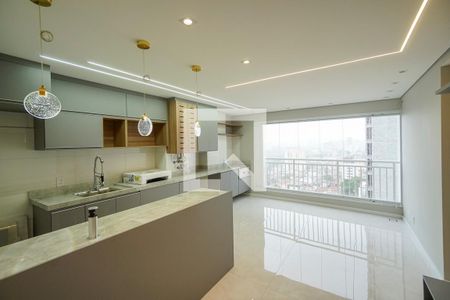 Sala e cozinha de apartamento à venda com 1 quarto, 39m² em Penha de França, São Paulo