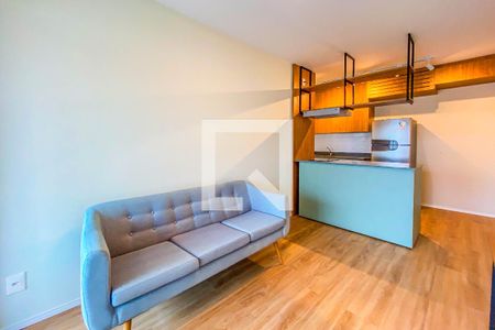 Sala de apartamento para alugar com 1 quarto, 41m² em Santo Amaro, São Paulo