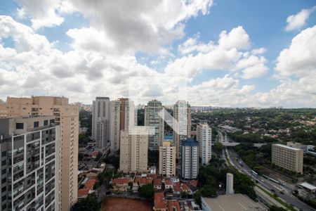 Vista da Sala de kitnet/studio para alugar com 1 quarto, 31m² em Jardim das Acacias, São Paulo