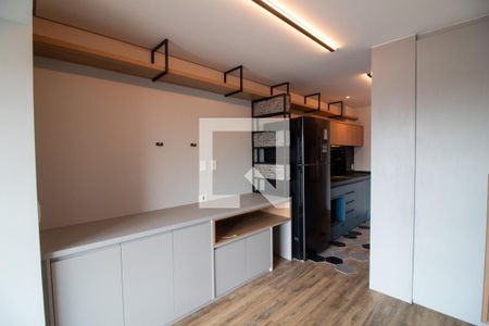 Sala / Quarto - Studio de kitnet/studio para alugar com 1 quarto, 31m² em Jardim das Acacias, São Paulo