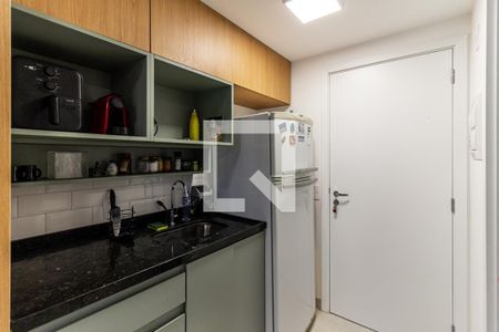 Cozinha de kitnet/studio à venda com 1 quarto, 28m² em República, São Paulo