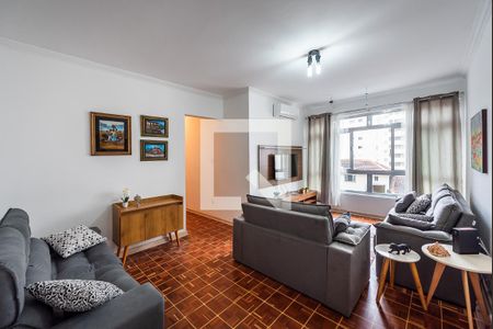 Sala de apartamento para alugar com 2 quartos, 90m² em José Menino, Santos