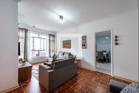 Sala de apartamento para alugar com 2 quartos, 90m² em José Menino, Santos