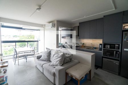 Sala de apartamento à venda com 2 quartos, 58m² em Mirandópolis, São Paulo