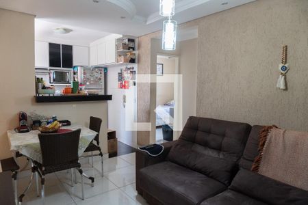 Sala de apartamento à venda com 2 quartos, 45m² em Sapucaias, Contagem