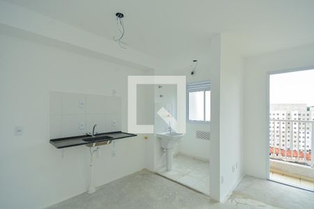 Sala/Cozinha de apartamento para alugar com 2 quartos, 37m² em Vila dos Andradas, São Paulo