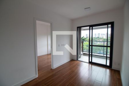 Sala de apartamento à venda com 1 quarto, 38m² em Brooklin, São Paulo