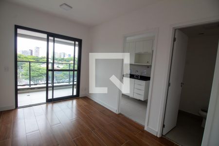 Sala de apartamento à venda com 1 quarto, 38m² em Brooklin, São Paulo