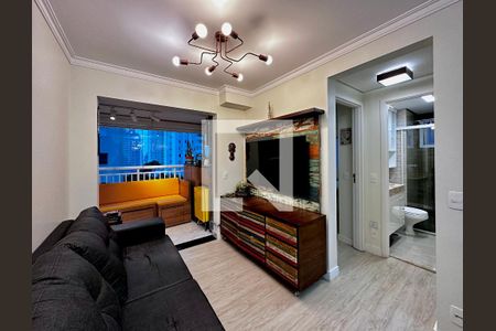 Sala de apartamento à venda com 2 quartos, 51m² em Santo Amaro, São Paulo