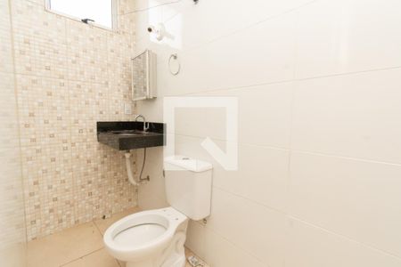 Banheiro de kitnet/studio para alugar com 1 quarto, 25m² em Eldorado, Contagem