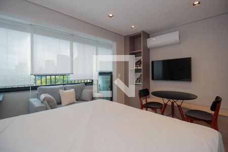 Sala/Quarto de kitnet/studio para alugar com 1 quarto, 25m² em Pinheiros, São Paulo