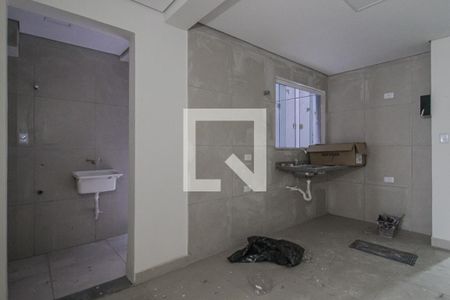 Sala/Cozinha de apartamento para alugar com 1 quarto, 38m² em Jardim Itapark Velho, Mauá