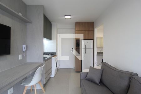 Sala/Cozinha de kitnet/studio para alugar com 1 quarto, 31m² em Moema, São Paulo