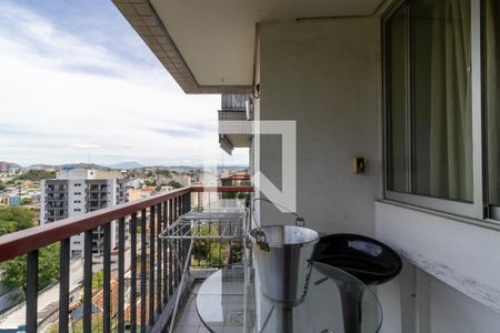 Sala Varanda de apartamento à venda com 2 quartos, 63m² em Engenho Novo, Rio de Janeiro