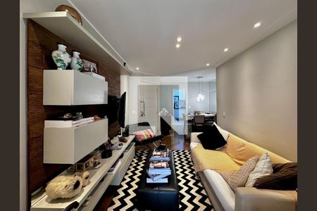 Sala de apartamento para alugar com 3 quartos, 95m² em Cidade Monções, São Paulo