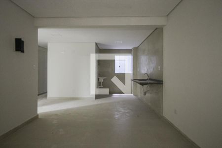 Sala/Cozinha/Área de serviço de apartamento para alugar com 1 quarto, 42m² em Jardim Itapark Velho, Mauá