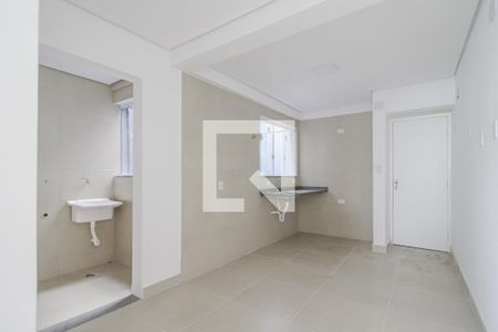 Sala/Cozinha de apartamento para alugar com 1 quarto, 36m² em Jardim Itapark Velho, Mauá