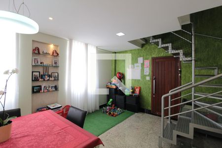 Sala de Estar de apartamento à venda com 4 quartos, 182m² em Castelo, Belo Horizonte