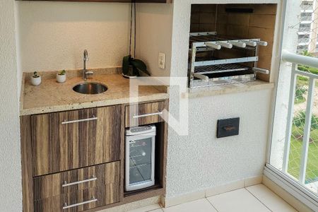 Varanda Gourmet de apartamento à venda com 3 quartos, 123m² em Baeta Neves, São Bernardo do Campo