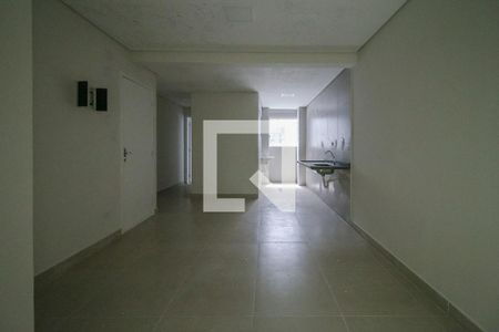 Sala - Cozinha de apartamento para alugar com 1 quarto, 39m² em Jardim Itapark Velho, Mauá