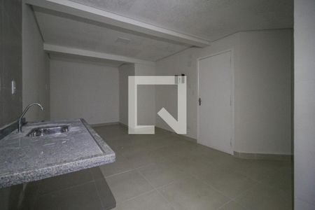 Sala - Cozinha de apartamento para alugar com 1 quarto, 39m² em Jardim Itapark Velho, Mauá