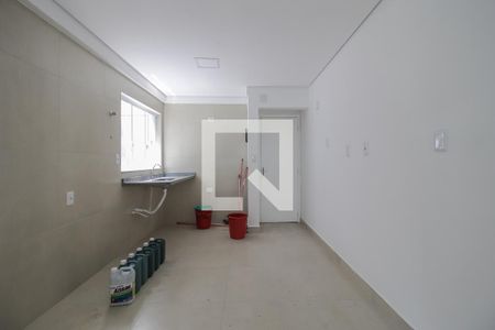 Sala/Cozinha de apartamento para alugar com 1 quarto, 38m² em Jardim Itapark Velho, Mauá