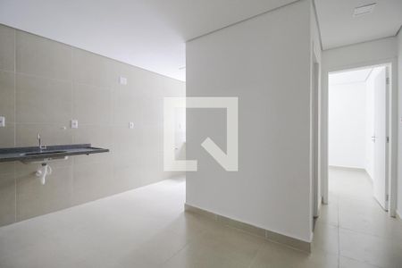 Sala/Cozinha de apartamento para alugar com 1 quarto, 36m² em Jardim Itapark Velho, Mauá