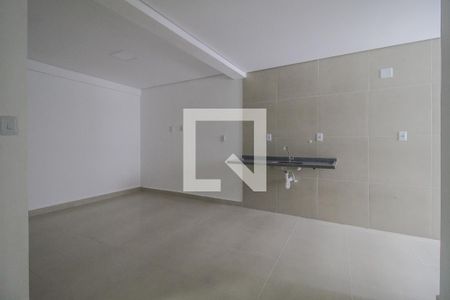 Sala/Cozinha de apartamento para alugar com 1 quarto, 36m² em Jardim Itapark Velho, Mauá