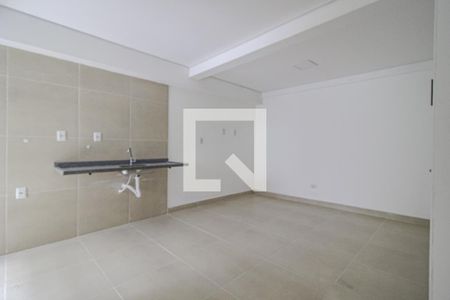 Sala/Cozinha de apartamento para alugar com 1 quarto, 41m² em Jardim Itapark Velho, Mauá