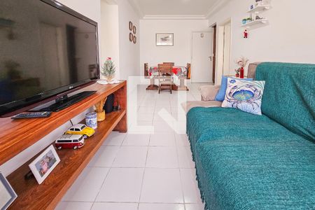 Sala de apartamento para alugar com 1 quarto, 63m² em Balneario Cidade Atlantica, Guarujá