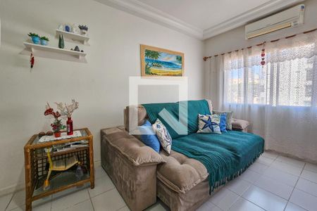 Sala de apartamento para alugar com 1 quarto, 63m² em Balneario Cidade Atlantica, Guarujá