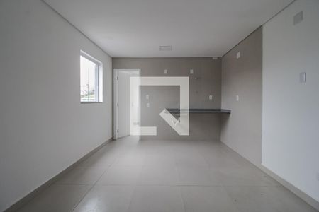 Sala/Cozinha de apartamento para alugar com 1 quarto, 41m² em Jardim Itapark Velho, Mauá