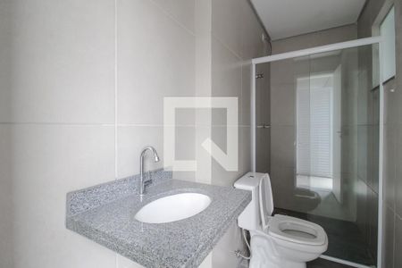 Banheiro de apartamento para alugar com 1 quarto, 41m² em Jardim Itapark Velho, Mauá