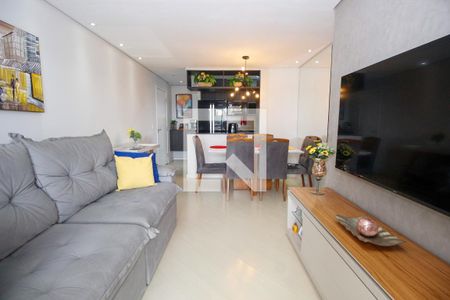 Sala de apartamento à venda com 3 quartos, 78m² em Jardim Bom Tempo, Taboão da Serra