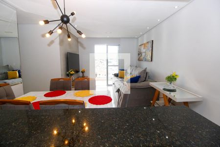 Sala de apartamento à venda com 3 quartos, 78m² em Jardim Bom Tempo, Taboão da Serra