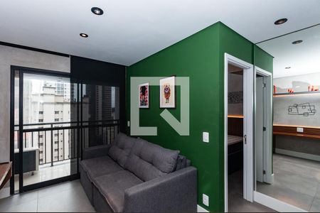 Sala de apartamento para alugar com 1 quarto, 31m² em Pompeia, São Paulo