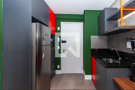 Cozinha de apartamento para alugar com 1 quarto, 31m² em Pompeia, São Paulo