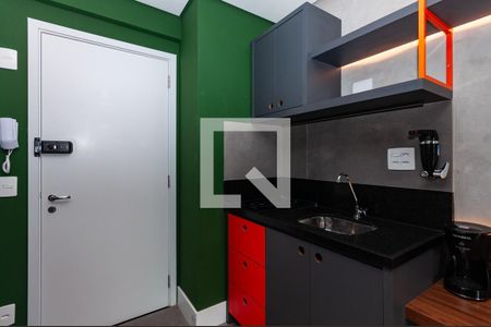 Cozinha de apartamento para alugar com 1 quarto, 31m² em Pompeia, São Paulo