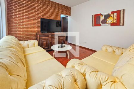 Sala de apartamento para alugar com 3 quartos, 80m² em Balneario Cidade Atlantica, Guarujá