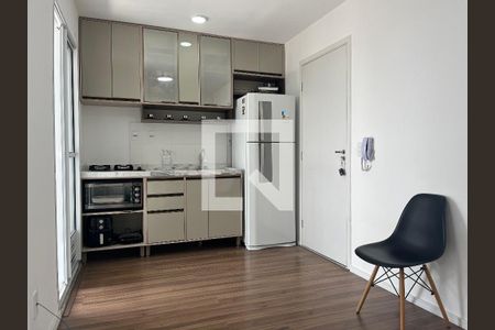 Sala e Cozinha Integrada de apartamento à venda com 2 quartos, 31m² em Lapa, São Paulo